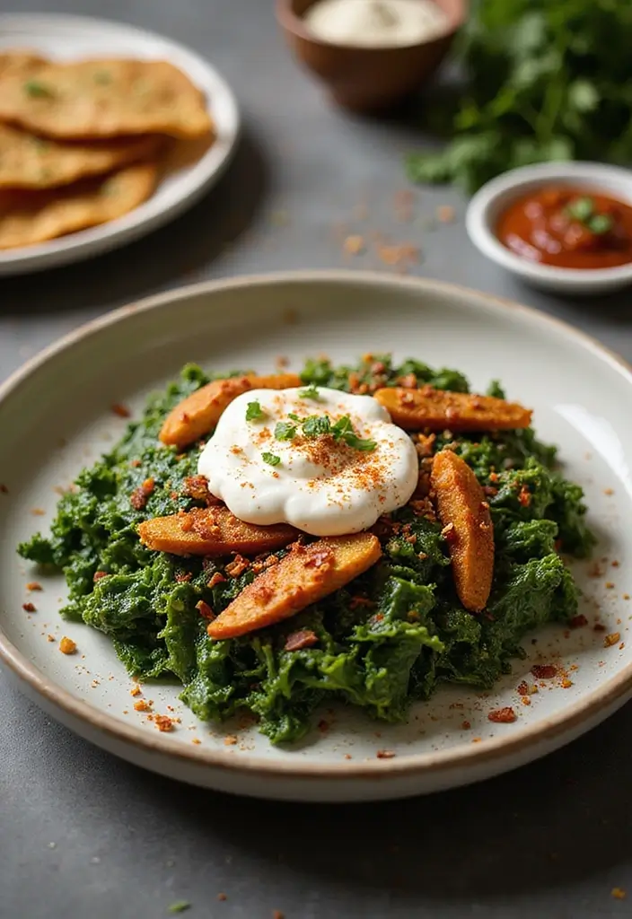 26 Indian Vegetarian Snack Recipes That Are Quick and Tasty 13 26 Indian Vegetarian Snack Recipes That Are Quick and Tasty - 13. Palak Chaat