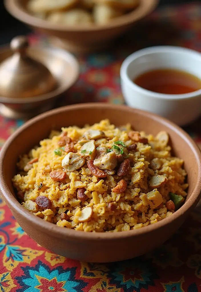 26 Indian Vegetarian Snack Recipes That Are Quick and Tasty 14 26 Indian Vegetarian Snack Recipes That Are Quick and Tasty - 14. Chivda