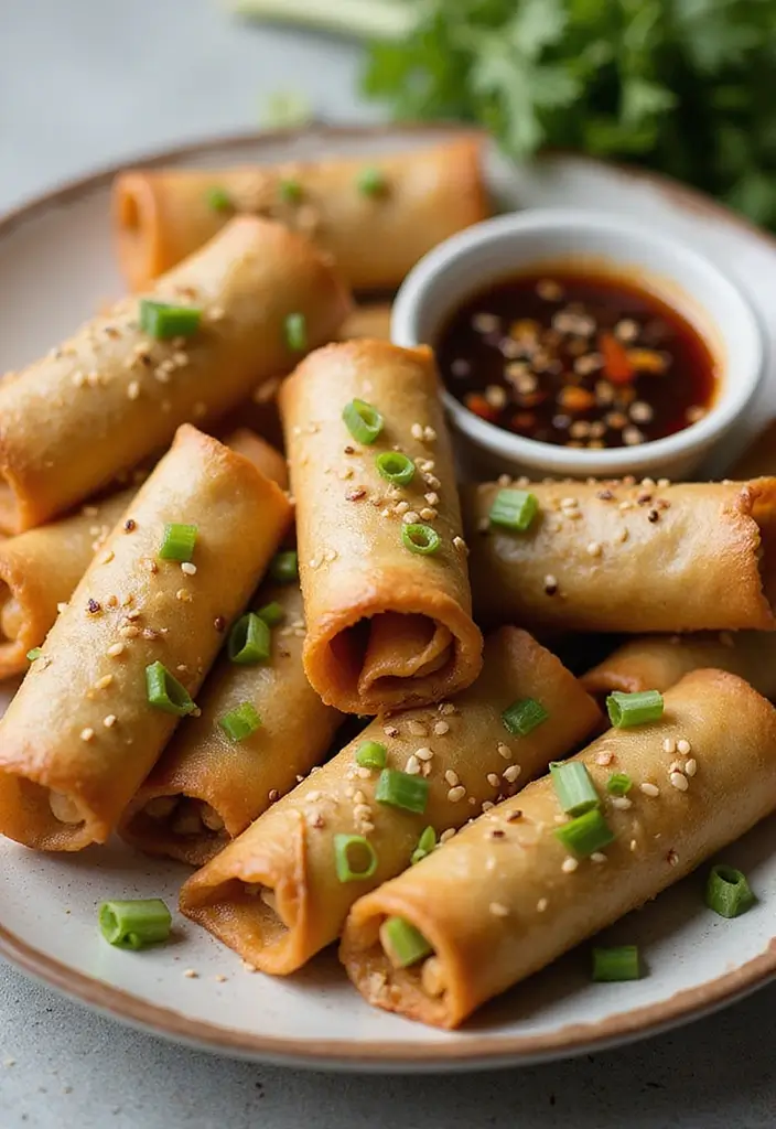 26 Indian Vegetarian Snack Recipes That Are Quick and Tasty 15 26 Indian Vegetarian Snack Recipes That Are Quick and Tasty - 15. Vegetable Spring Rolls