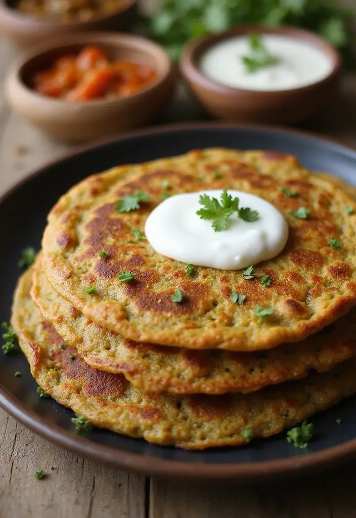 26 Indian Vegetarian Snack Recipes That Are Quick and Tasty 17 26 Indian Vegetarian Snack Recipes That Are Quick and Tasty - 17. Curried Lentil Pancakes