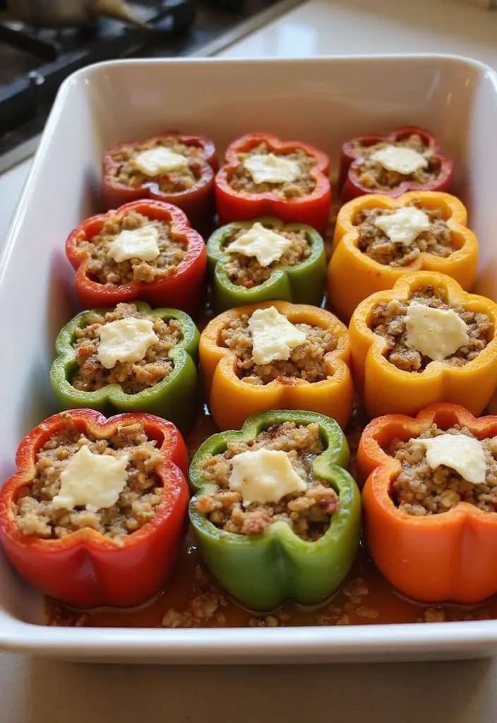 26 Indian Vegetarian Snack Recipes That Are Quick and Tasty 19 26 Indian Vegetarian Snack Recipes That Are Quick and Tasty - 19. Stuffed Bell Peppers