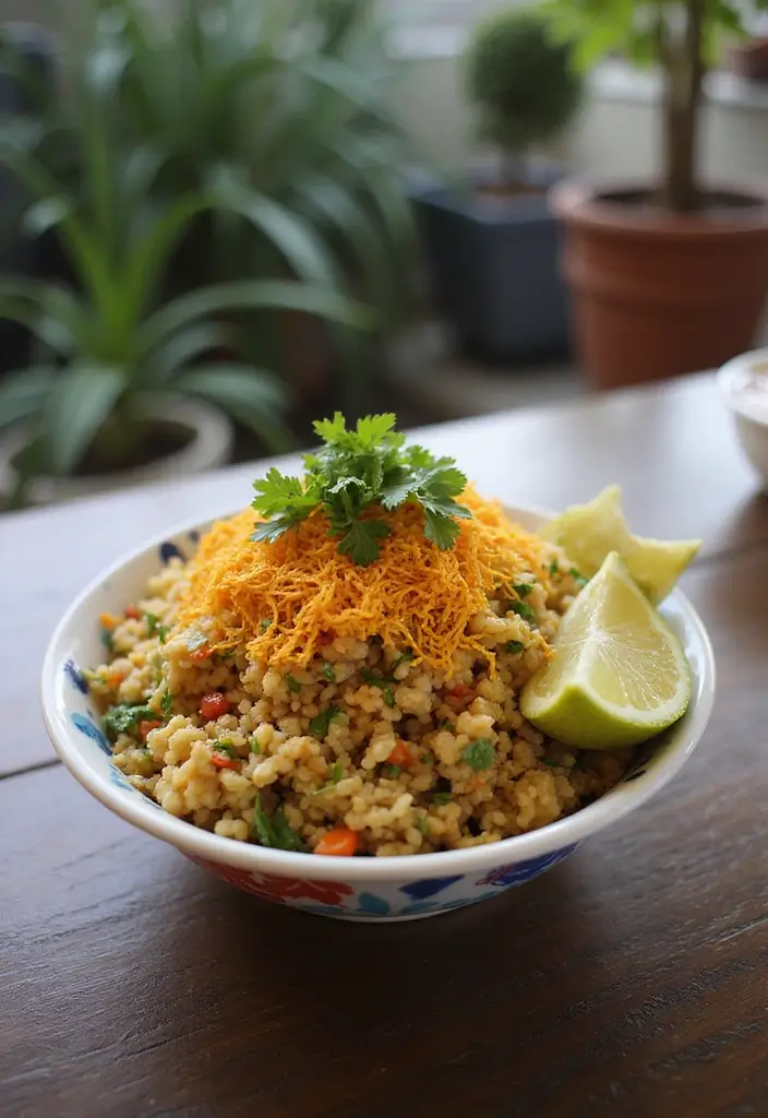 26 Indian Vegetarian Snack Recipes That Are Quick and Tasty 7 26 Indian Vegetarian Snack Recipes That Are Quick and Tasty - 7. Bhel Puri