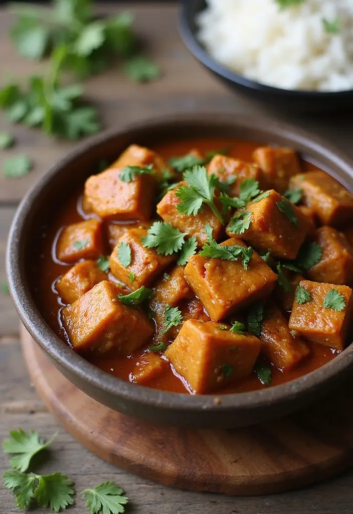 26 One Pot Indian Vegetarian Recipes for Simple Meals 12 26 One Pot Indian Vegetarian Recipes for Simple Meals - 12. Soya Chunks Curry