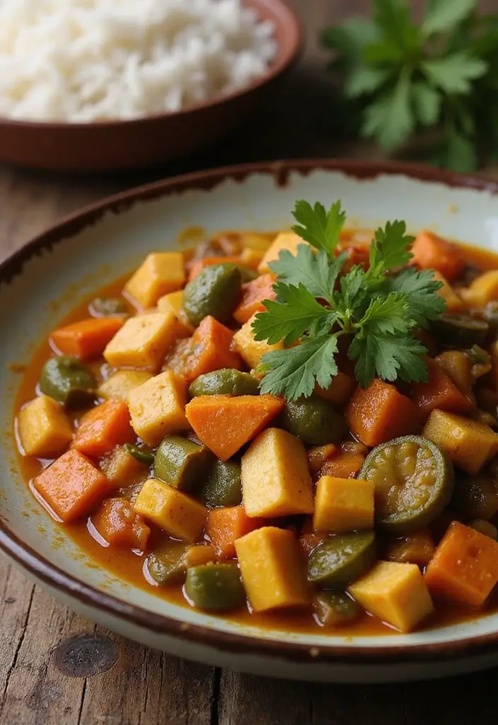 26 One Pot Indian Vegetarian Recipes for Simple Meals 7 26 One Pot Indian Vegetarian Recipes for Simple Meals - 7. Mixed Vegetable Curry