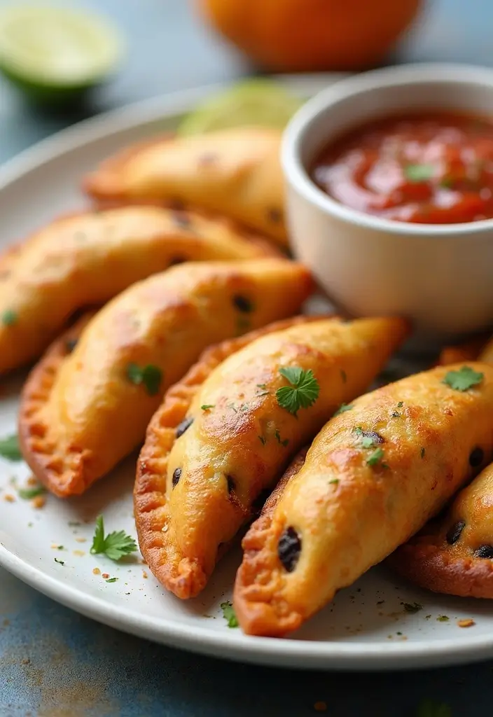 26 Savory Puff Pastry Vegetarian Recipes Made Easy 6 26 Savory Puff Pastry Vegetarian Recipes Made Easy - 6. Sweet Potato and Black Bean Empanadas