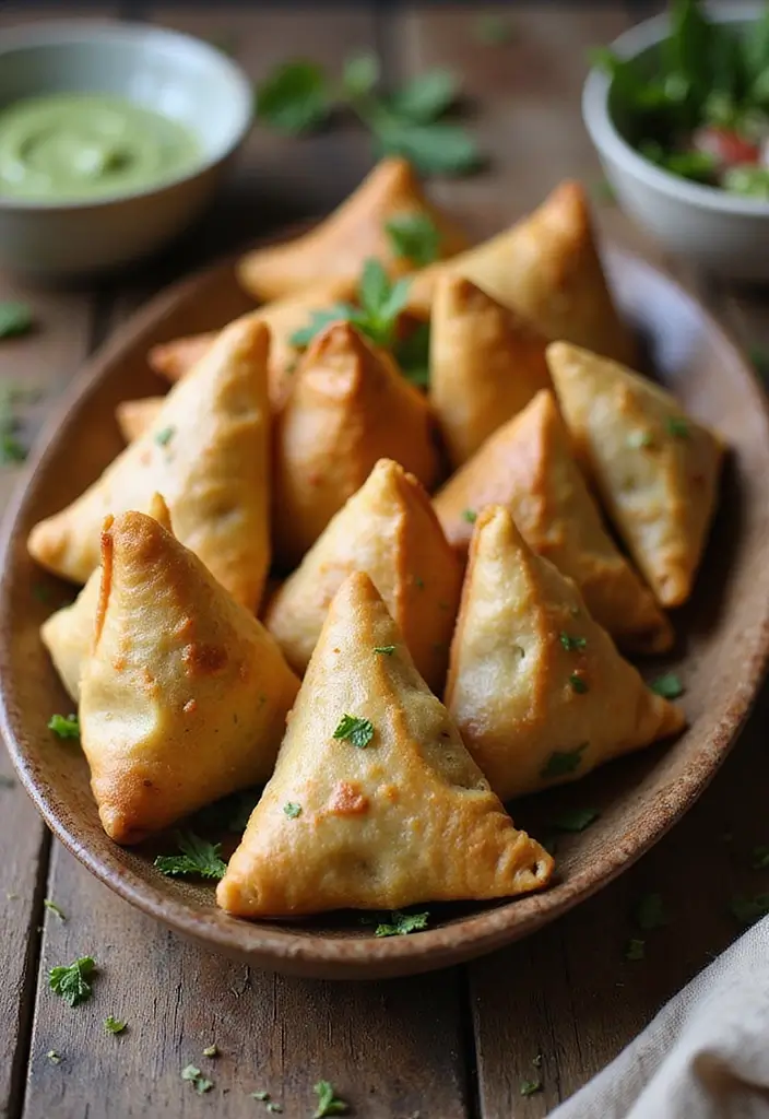 26 Vegetarian Indian Dinner Recipes You’ll Want to Cook Tonight - 14. Samosas