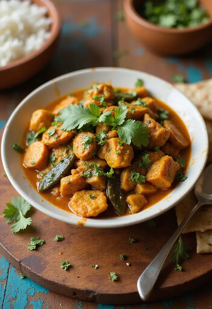 26 Vegetarian Indian Dinner Recipes You’ll Want to Cook Tonight - 20. Dahi Bhindi