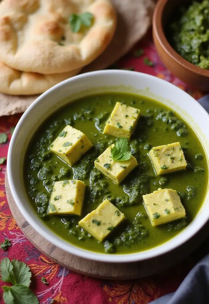 26 Vegetarian Indian Dinner Recipes You’ll Want to Cook Tonight - 7. Palak Paneer