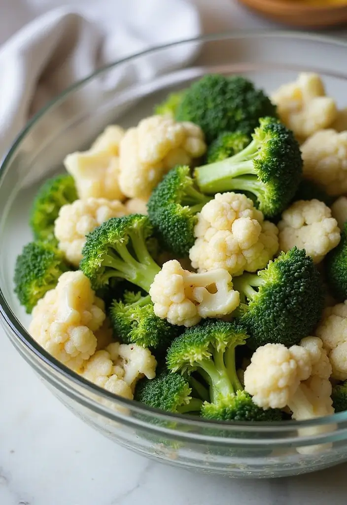 27 Easy Vegetarian Salad Recipes for Healthy Eating 11 27 Easy Vegetarian Salad Recipes for Healthy Eating - 11. Broccoli and Cauliflower Salad