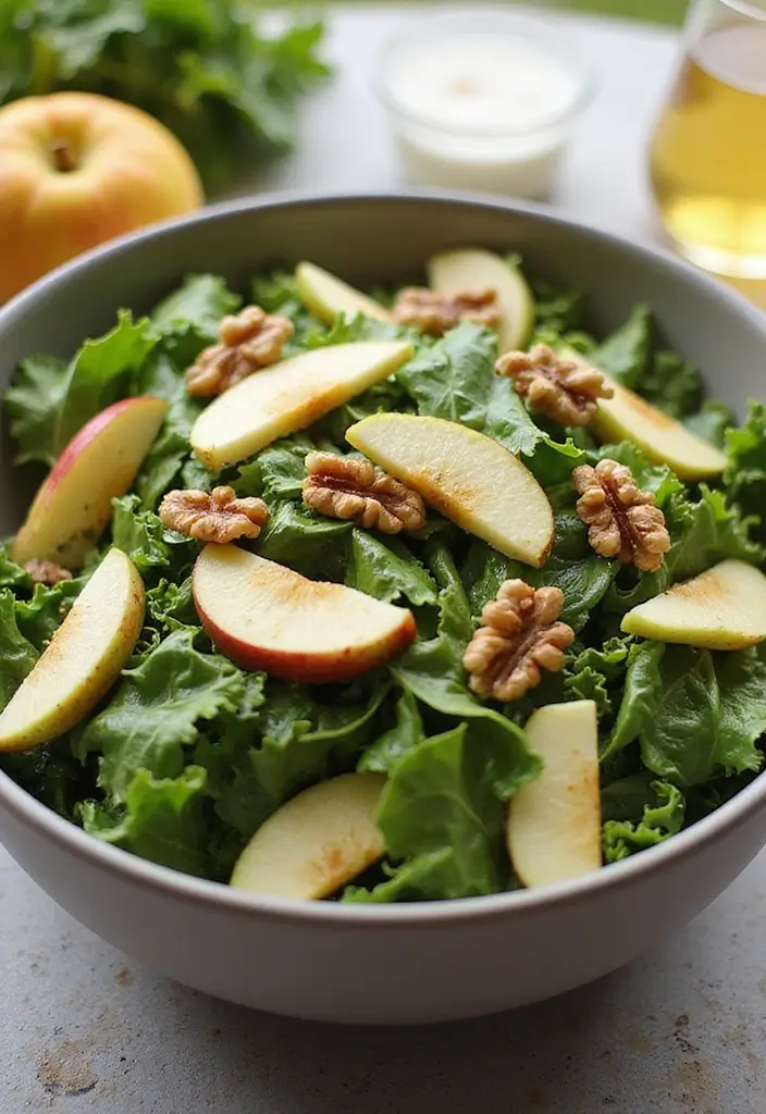 27 Easy Vegetarian Salad Recipes for Healthy Eating 19 27 Easy Vegetarian Salad Recipes for Healthy Eating - 19. Mixed Greens Salad with Apples and Walnuts
