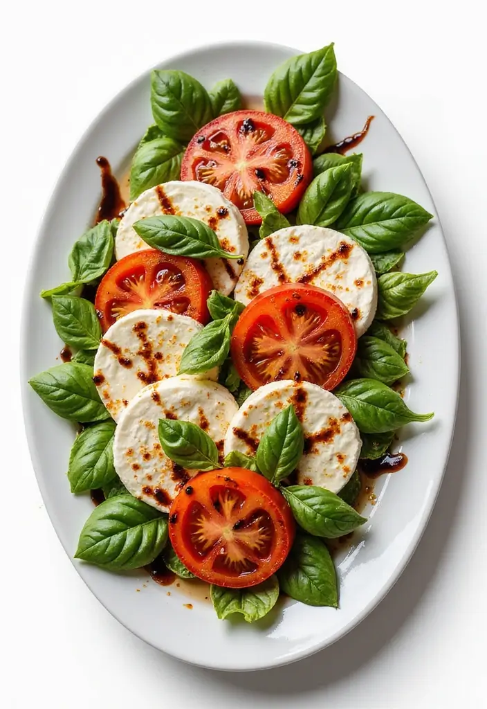 27 Easy Vegetarian Salad Recipes for Healthy Eating 6 27 Easy Vegetarian Salad Recipes for Healthy Eating - 6. Caprese Salad with Balsamic Glaze