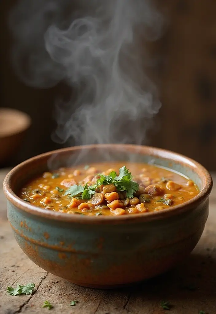 27 Healthy Low Carb Vegetarian Dinner Recipes for Clean Eating - 15. Spiced Lentil Soup