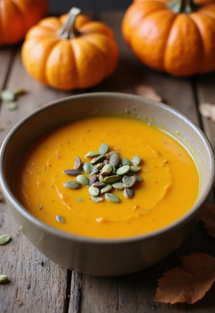 27 High Protein Vegetarian Soup Recipes for Cozy Dinners 11 27 High Protein Vegetarian Soup Recipes for Cozy Dinners - 11. Creamy Butternut Squash Soup