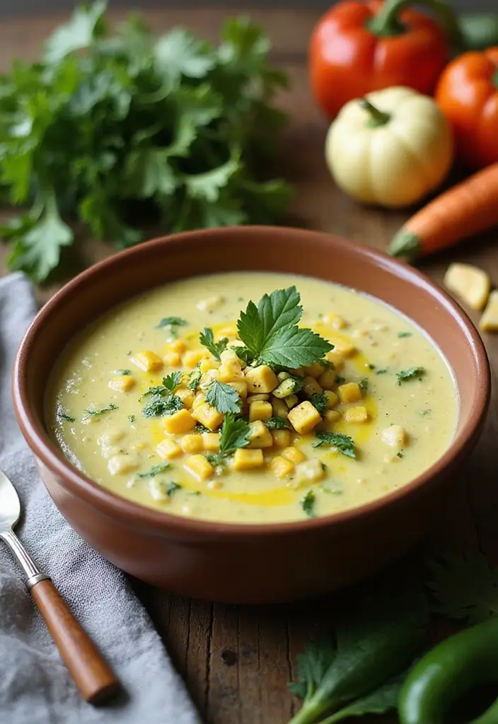 27 High Protein Vegetarian Soup Recipes for Cozy Dinners 13 27 High Protein Vegetarian Soup Recipes for Cozy Dinners - 13. Zucchini and Corn Chowder