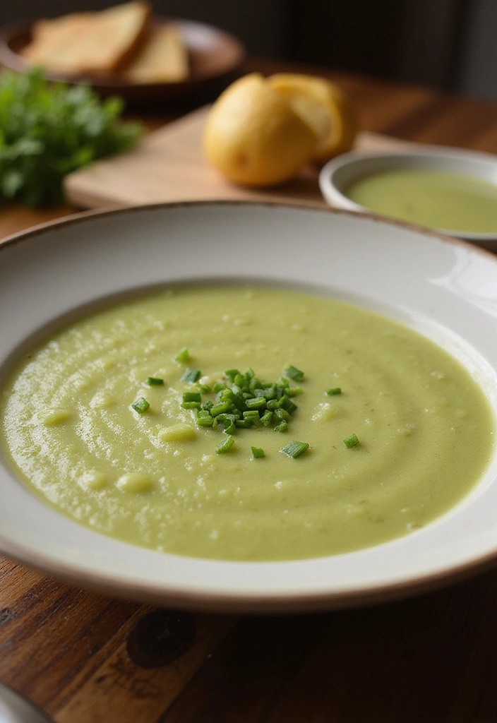 27 High Protein Vegetarian Soup Recipes for Cozy Dinners 20 27 High Protein Vegetarian Soup Recipes for Cozy Dinners - 20. Celery and Potato Soup