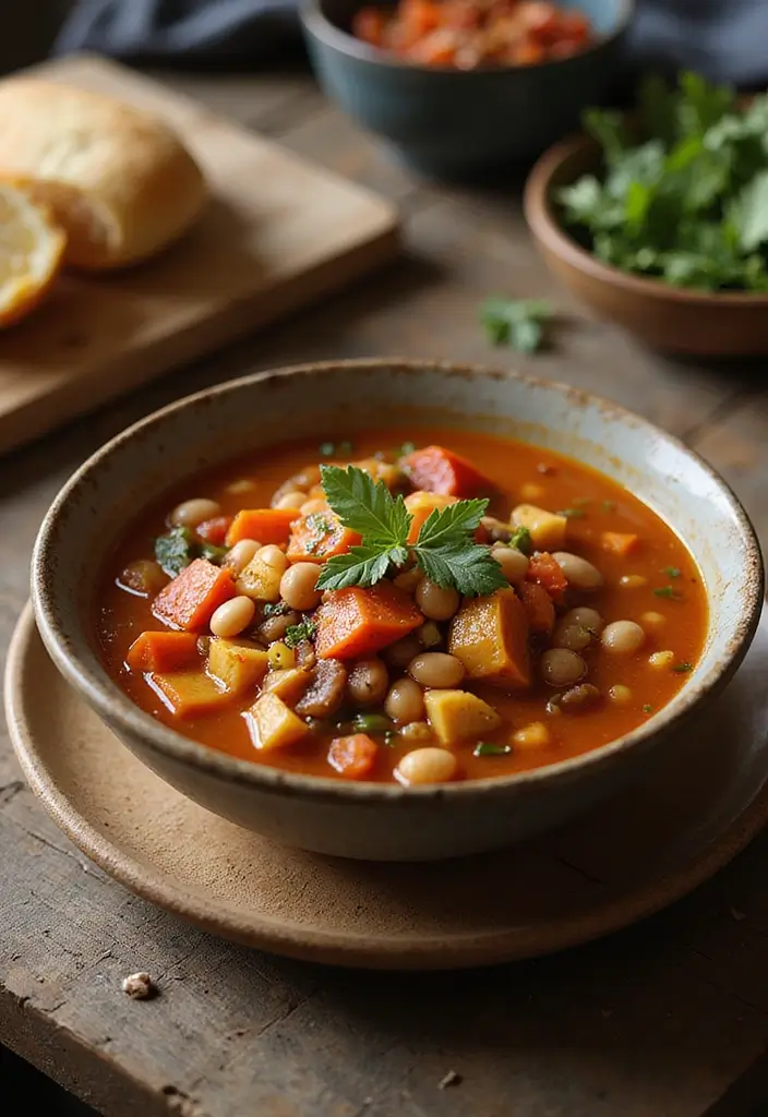 27 High Protein Vegetarian Soup Recipes for Cozy Dinners 27 27 High Protein Vegetarian Soup Recipes for Cozy Dinners - 27. Protein-packed Minestrone Soup