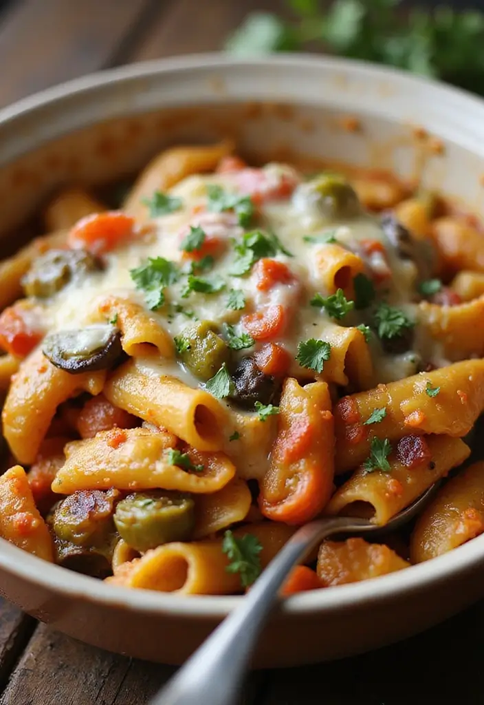 27 Low Calorie Vegetarian Recipes for Healthy Dinners 13 27 Low Calorie Vegetarian Recipes for Healthy Dinners - 13. Baked Ratatouille Pasta