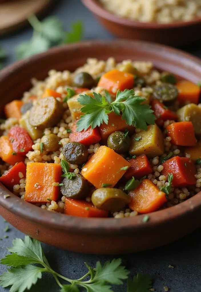 27 Low Calorie Vegetarian Recipes for Healthy Dinners 21 27 Low Calorie Vegetarian Recipes for Healthy Dinners - 21. Moroccan Vegetable Tagine