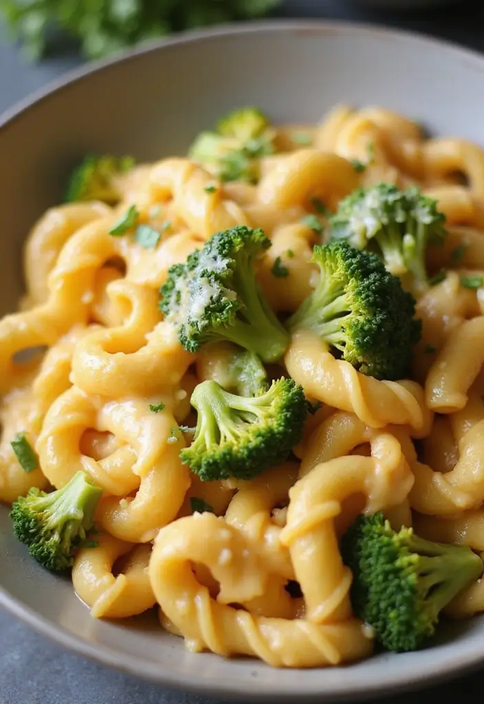 27 One Pot Pasta Vegetarian Recipes for Busy Nights - 13. One Pot Cheesy Broccoli Pasta