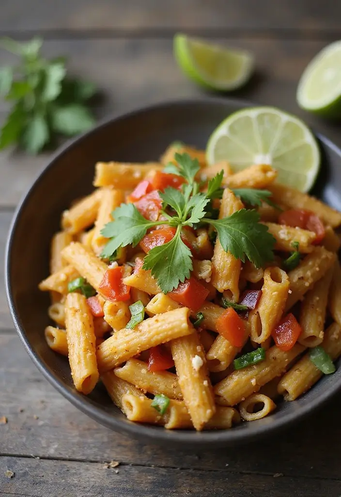 27 One Pot Pasta Vegetarian Recipes for Busy Nights - 22. One Pot Veggie Burrito Pasta