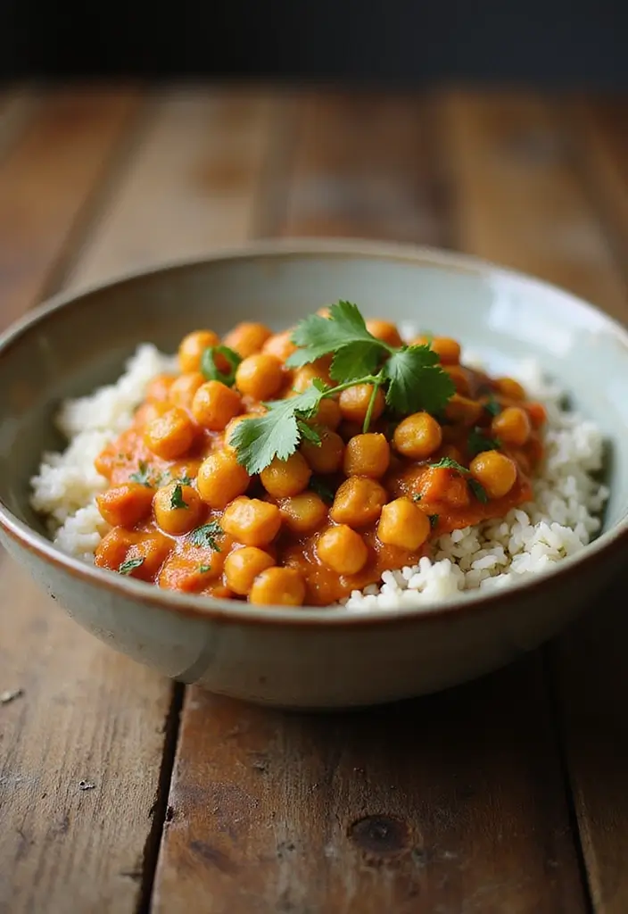 27 Quick and Easy Vegetarian Indian Dinner Recipes 2 27 Quick and Easy Vegetarian Indian Dinner Recipes - 2. Spicy Chickpea Curry