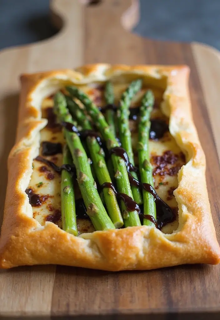 27 Savory Vegetarian Filo Pastry Recipes That Impress 18 27 Savory Vegetarian Filo Pastry Recipes That Impress - 18. Asparagus and Parmesan Filo Tart