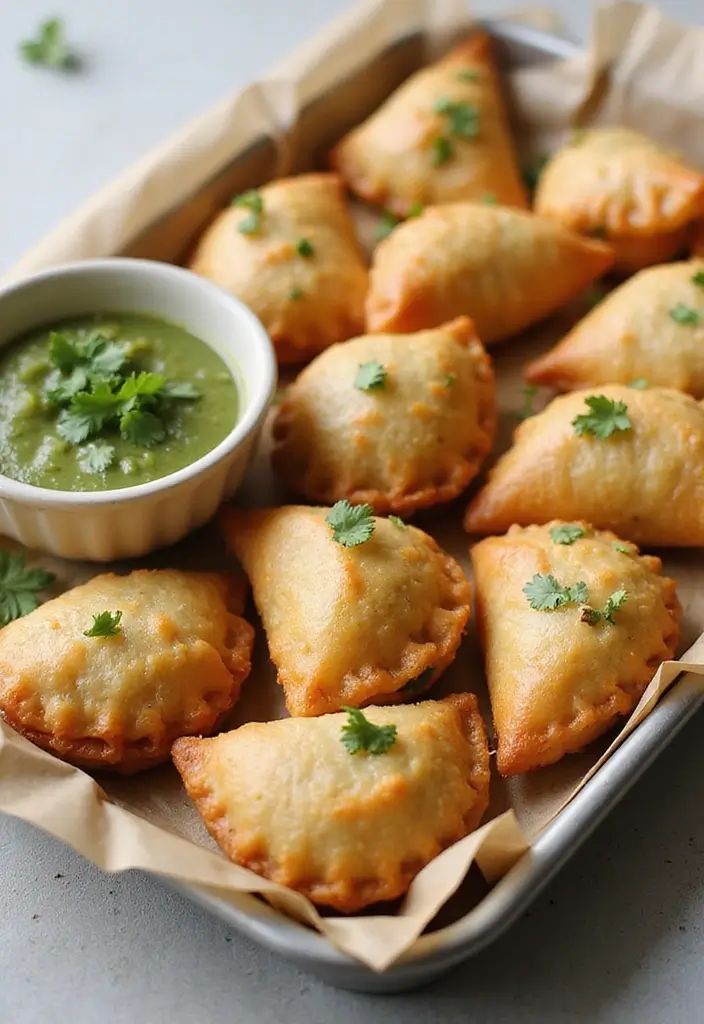 27 Savory Vegetarian Filo Pastry Recipes That Impress 19 27 Savory Vegetarian Filo Pastry Recipes That Impress - 19. Vegetable Samosa Filo Cups