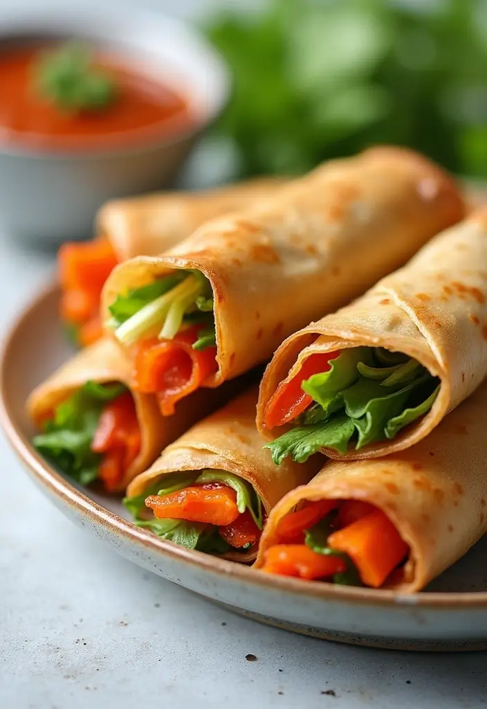 27 Savory Vegetarian Filo Pastry Recipes That Impress 21 27 Savory Vegetarian Filo Pastry Recipes That Impress - 21. Thai Vegetable Filo Rolls