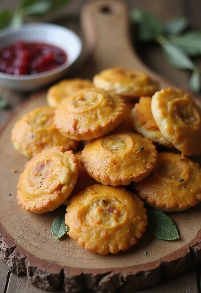 27 Savory Vegetarian Filo Pastry Recipes That Impress 27 27 Savory Vegetarian Filo Pastry Recipes That Impress - 27. Pumpkin and Sage Filo Bites