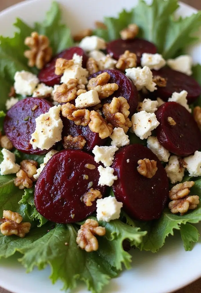 27 Vegetarian Dinner Party Recipes That Impress Guests 10 27 Vegetarian Dinner Party Recipes That Impress Guests - 10. Beet and Goat Cheese Salad