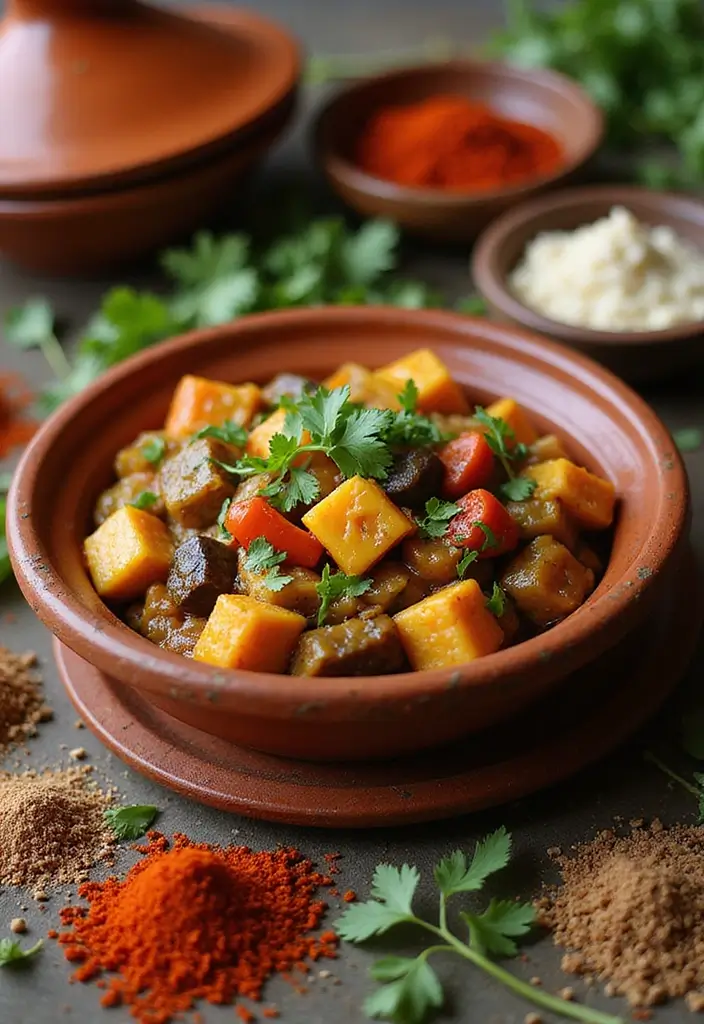 27 Vegetarian Dinner Party Recipes That Impress Guests 15 27 Vegetarian Dinner Party Recipes That Impress Guests - 15. Moroccan-Spiced Vegetable Tagine