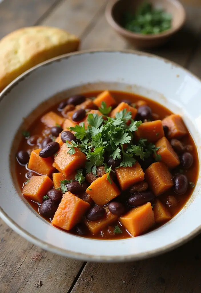 27 Vegetarian Dinner Party Recipes That Impress Guests 24 27 Vegetarian Dinner Party Recipes That Impress Guests - 24. Sweet Potato and Black Bean Chili