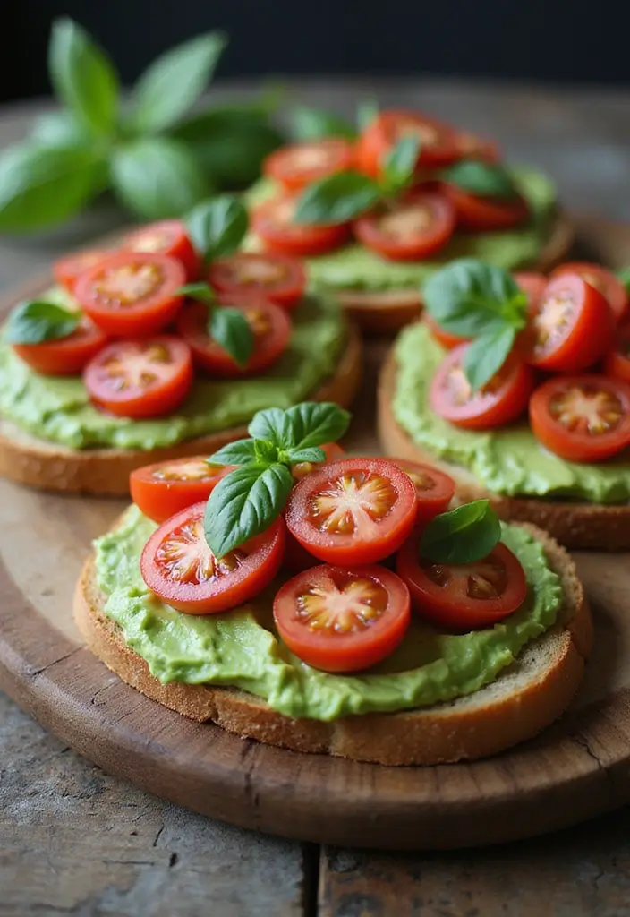 27 Vegetarian Dinner Party Recipes That Impress Guests 25 27 Vegetarian Dinner Party Recipes That Impress Guests - 25. Avocado Toast with Tomato and Basil