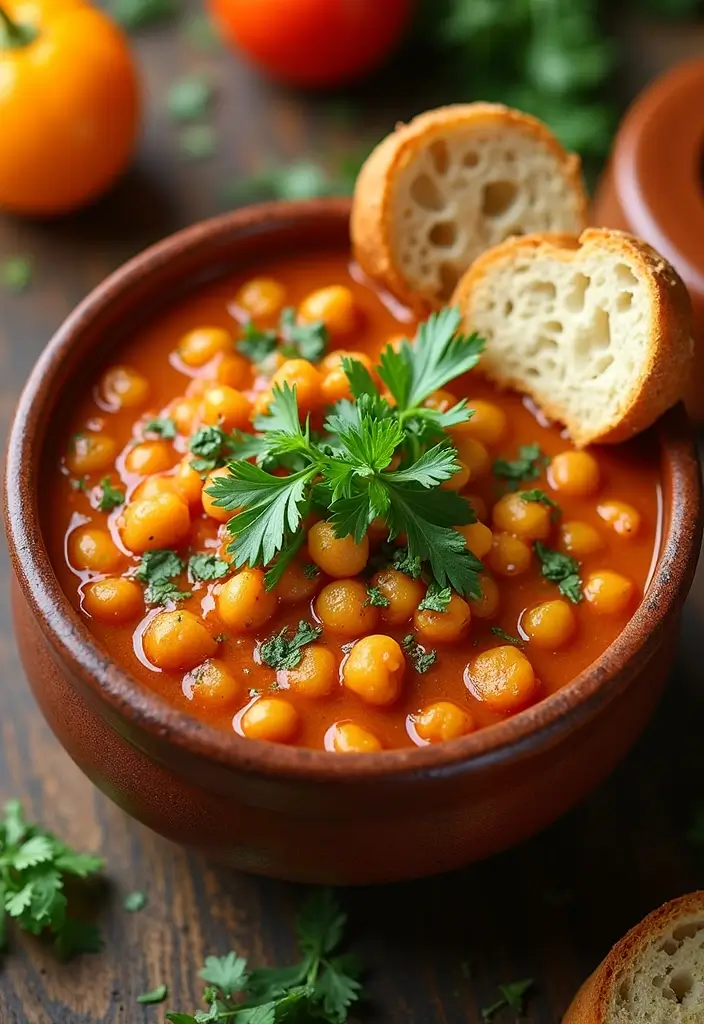 27 Vegetarian Dinner Recipes That Are Easy and Delicious 2 27 Vegetarian Dinner Recipes That Are Easy and Delicious - 2. One-Pot Chickpea Stew