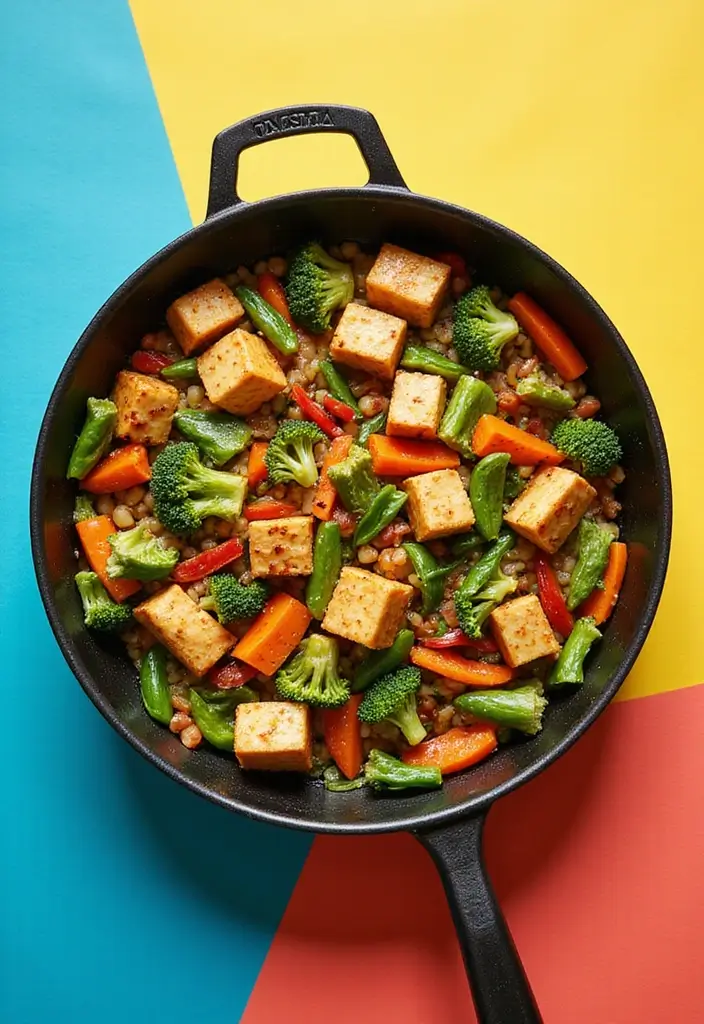 27 Vegetarian Dinner Recipes That Are Easy and Delicious 3 27 Vegetarian Dinner Recipes That Are Easy and Delicious - 3. Vegetable Stir-Fry with Tofu