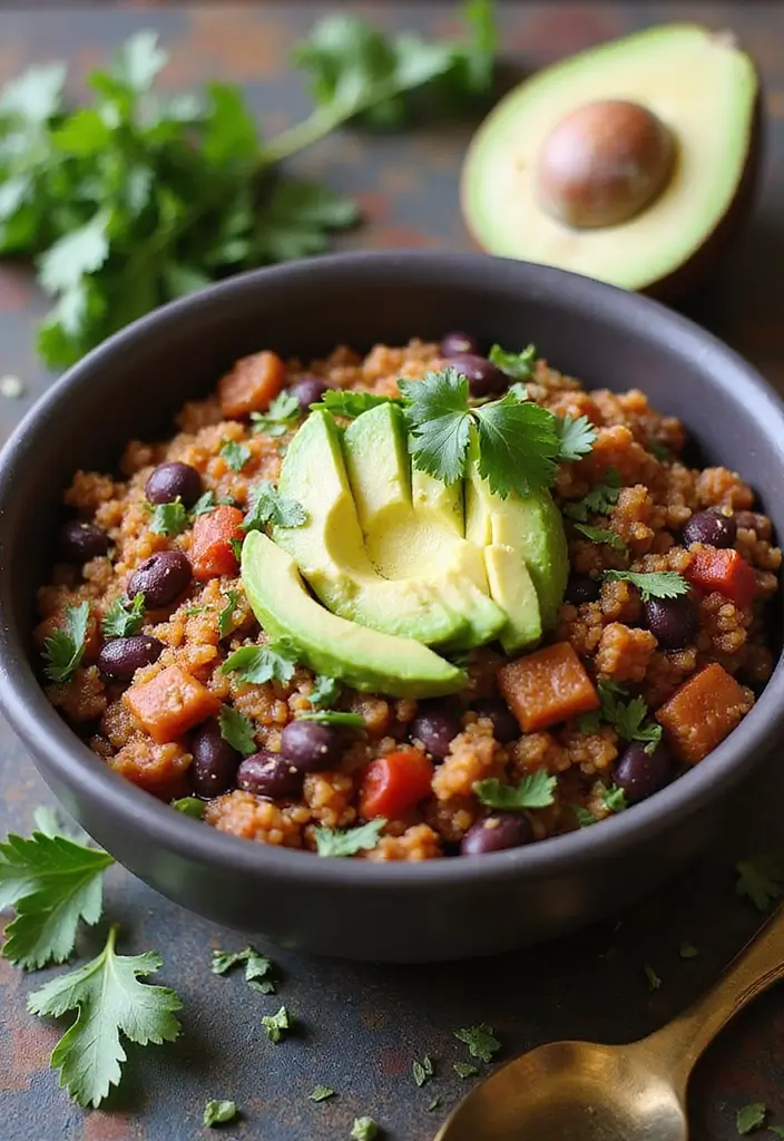 27 Vegetarian Dinner Recipes That Are Easy and Delicious 4 27 Vegetarian Dinner Recipes That Are Easy and Delicious - 4. Quinoa and Black Bean Chili