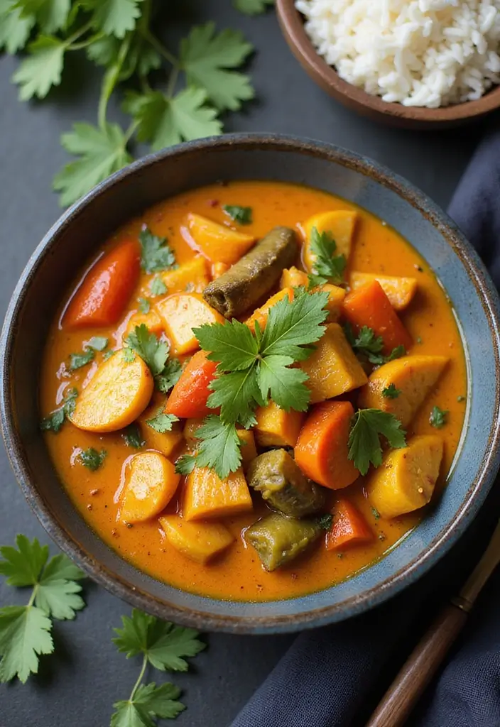 27 Vegetarian Dinner Recipes That Are Easy and Delicious 5 27 Vegetarian Dinner Recipes That Are Easy and Delicious - 5. Thai Coconut Curry with Vegetables