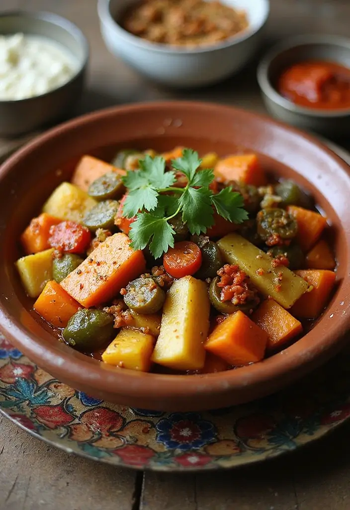 27 Vegetarian Dinner Recipes That Are Easy and Delicious 9 27 Vegetarian Dinner Recipes That Are Easy and Delicious - 9. Moroccan-Spiced Vegetable Tagine