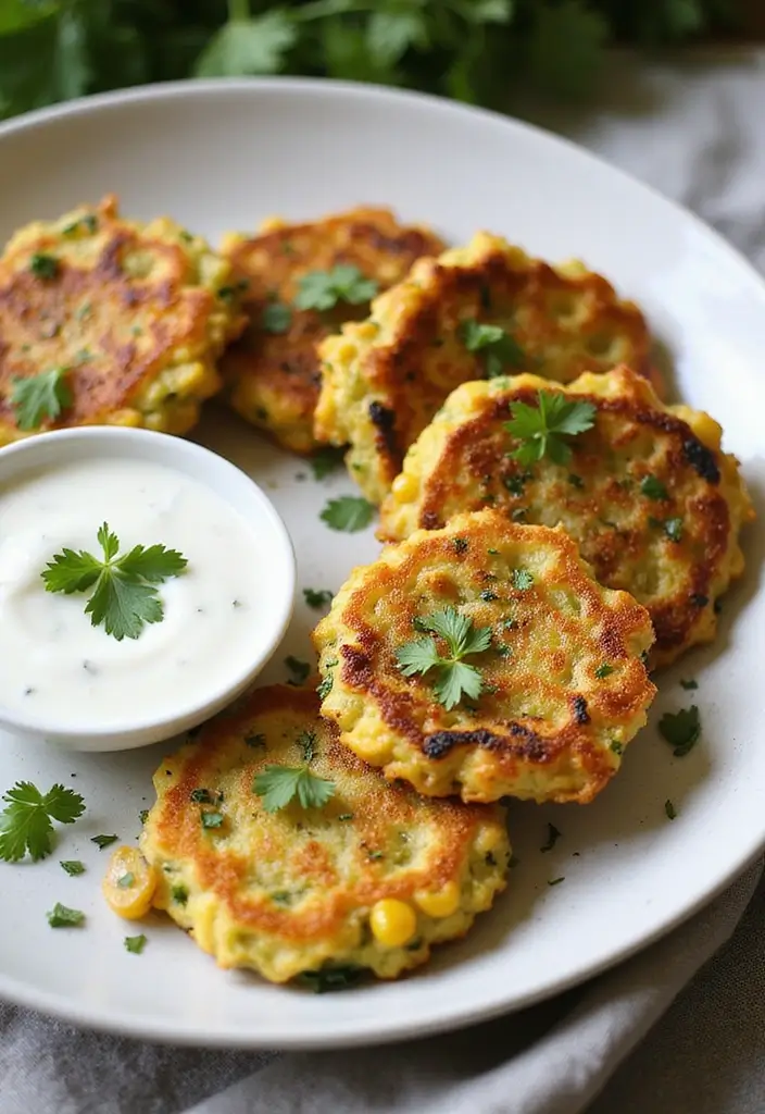 28 Easy Vegetarian Slow Cooker Recipes for Comfort Meals 10 28 Easy Vegetarian Slow Cooker Recipes for Comfort Meals - 10. Zucchini and Corn Fritters