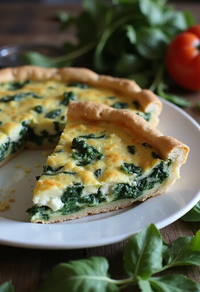 28 Easy Vegetarian Slow Cooker Recipes for Comfort Meals 7 28 Easy Vegetarian Slow Cooker Recipes for Comfort Meals - 7. Spinach and Feta Quiche