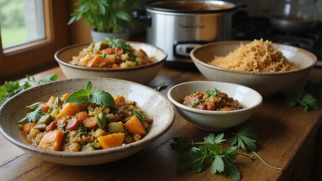 28 Easy Vegetarian Slow Cooker Recipes for Comfort Meals