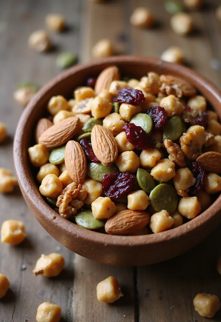28 High Protein Vegetarian Snack Recipes You’ll Love 14 28 High Protein Vegetarian Snack Recipes You’ll Love - 14. Protein-Packed Trail Mix