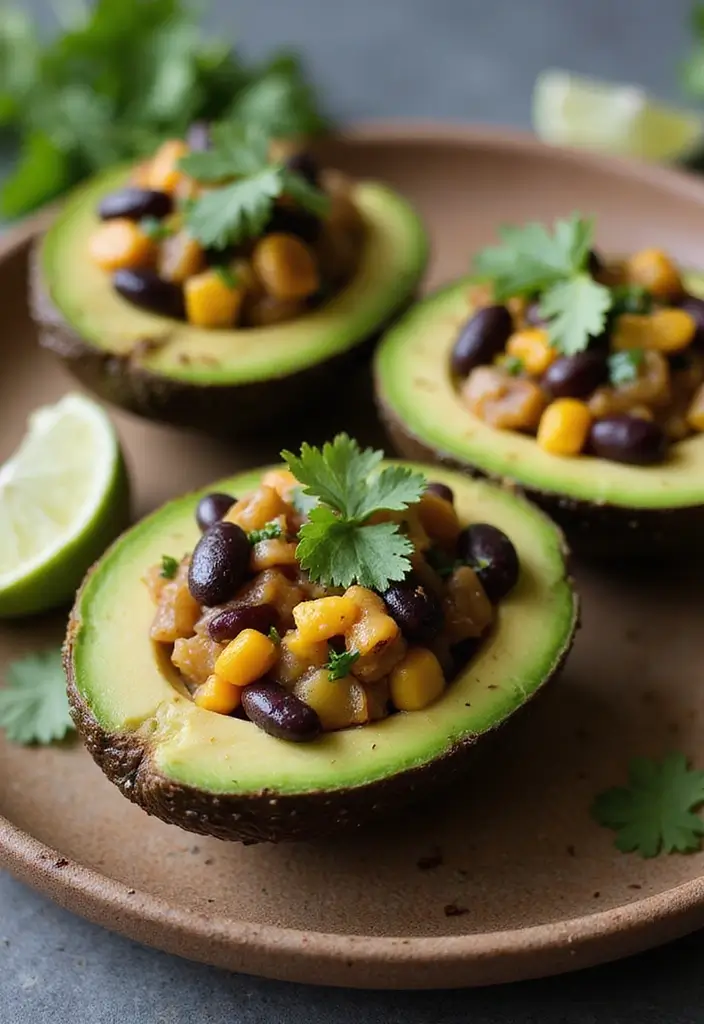 28 High Protein Vegetarian Snack Recipes You’ll Love 20 28 High Protein Vegetarian Snack Recipes You’ll Love - 20. Stuffed Avocados