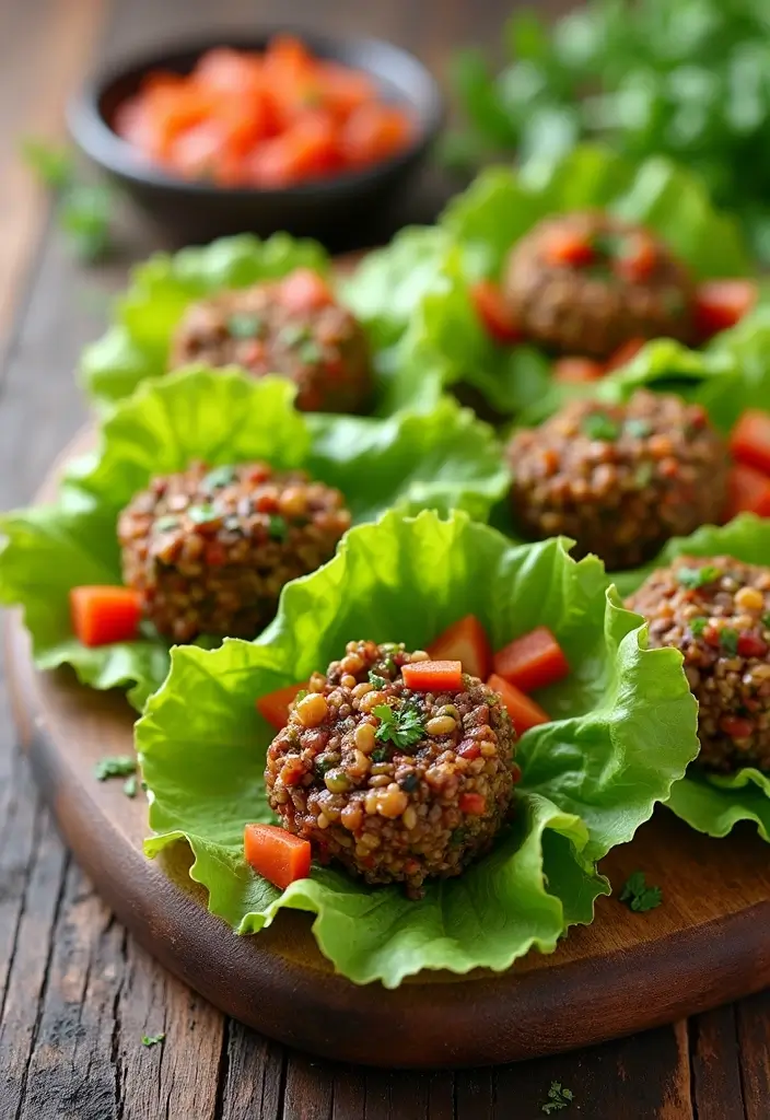 28 High Protein Vegetarian Snack Recipes You’ll Love 6 28 High Protein Vegetarian Snack Recipes You’ll Love - 6. Lentil Salad Bites
