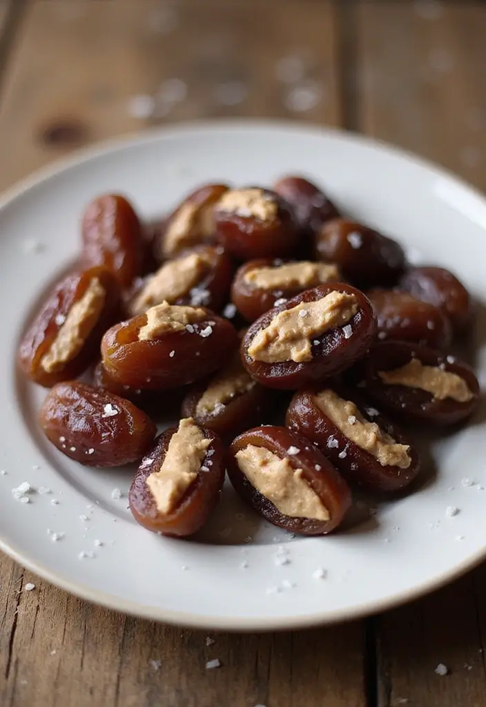 28 High Protein Vegetarian Snack Recipes You’ll Love 9 28 High Protein Vegetarian Snack Recipes You’ll Love - 9. Almond Butter Stuffed Dates