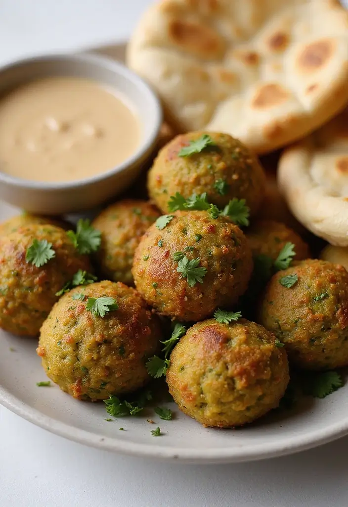 28 Middle Eastern Vegetarian Recipes Packed with Flavor 1 28 Middle Eastern Vegetarian Recipes Packed with Flavor - 1. Crispy Falafel