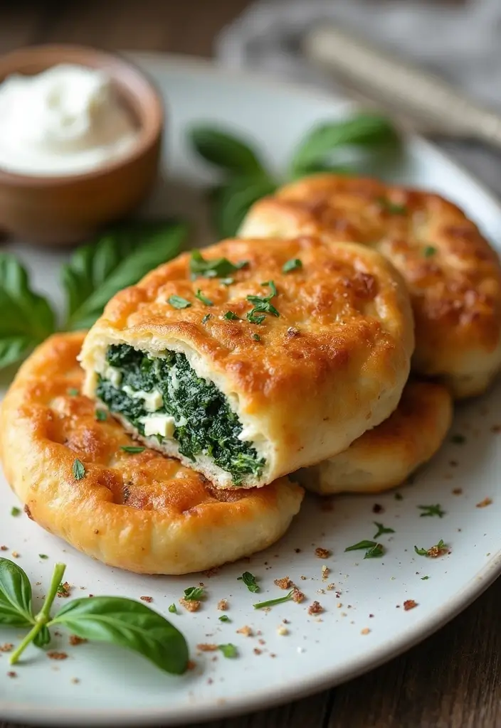 28 Middle Eastern Vegetarian Recipes Packed with Flavor 14 28 Middle Eastern Vegetarian Recipes Packed with Flavor - 14. Spinach and Feta Pastry (Börek)