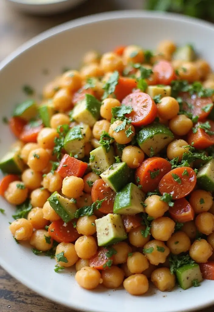 28 Middle Eastern Vegetarian Recipes Packed with Flavor 15 28 Middle Eastern Vegetarian Recipes Packed with Flavor - 15. Chickpea Salad