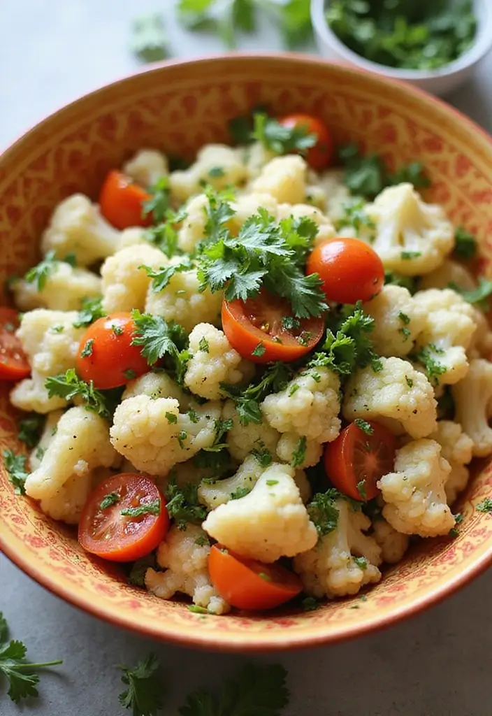 28 Middle Eastern Vegetarian Recipes Packed with Flavor 19 28 Middle Eastern Vegetarian Recipes Packed with Flavor - 19. Cauliflower Tabbouleh