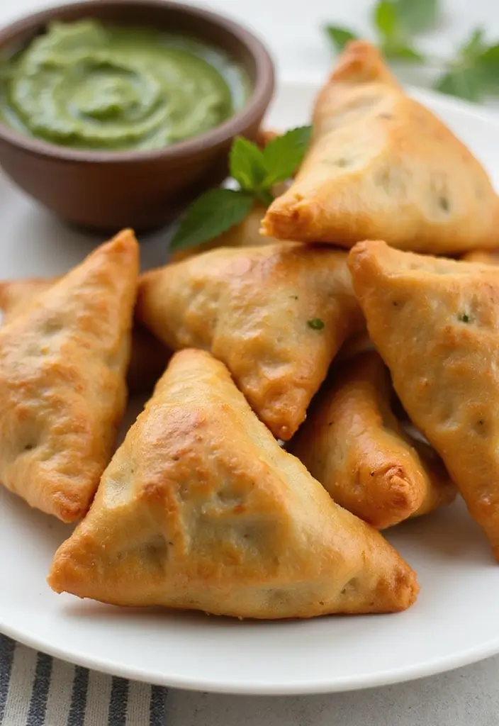 28 Middle Eastern Vegetarian Recipes Packed with Flavor 27 28 Middle Eastern Vegetarian Recipes Packed with Flavor - 27. Vegetable Samosas